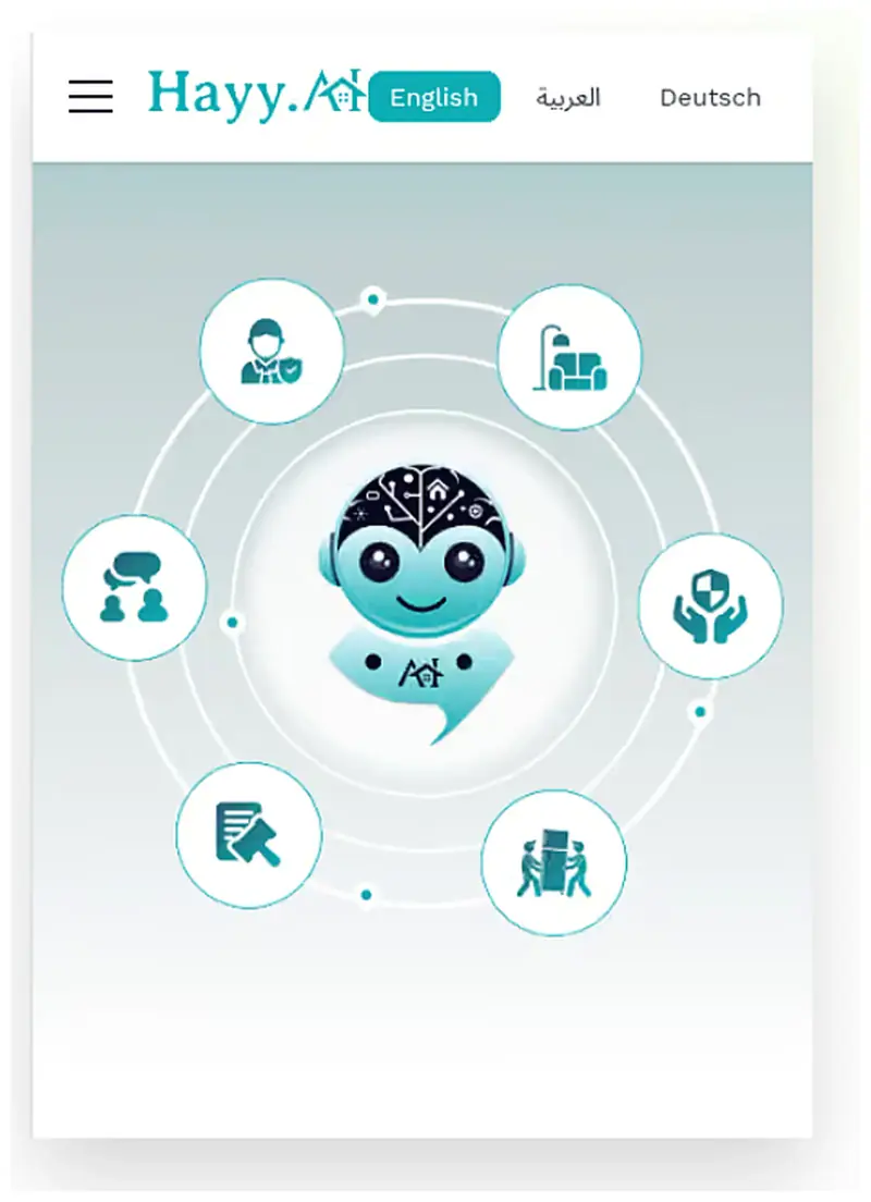 Hayy-AI - Mobile App Case Study & UI Showcase