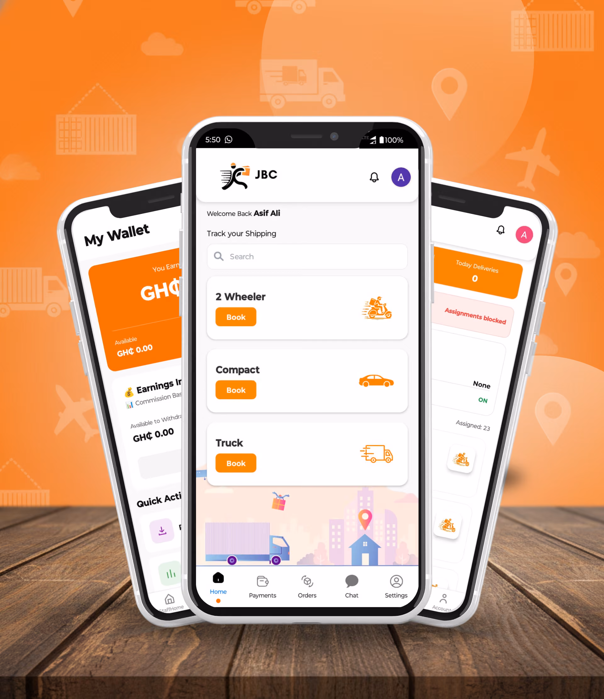 JBC Express - Mobile App Case Study & UI Showcase
