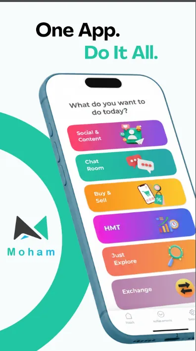 Moham Super App Features Showcase